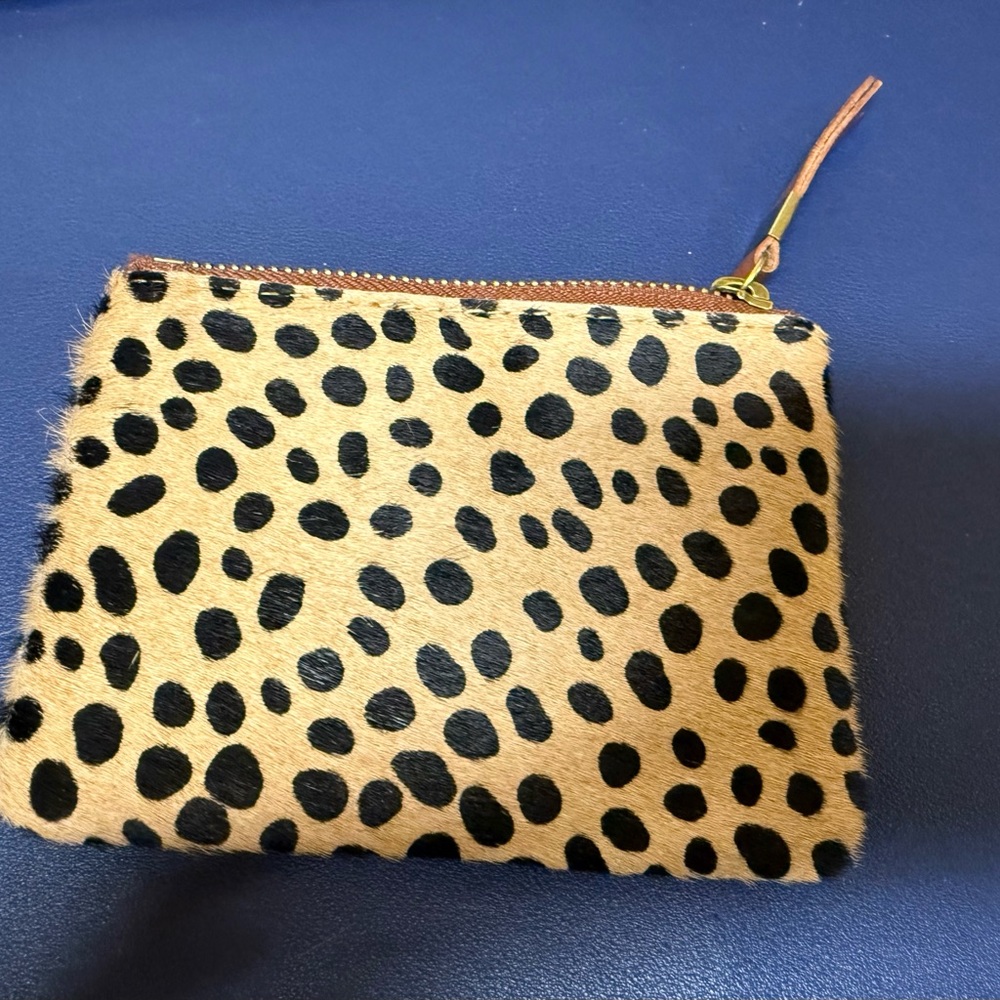 Maxwell Leopard Print Pouch